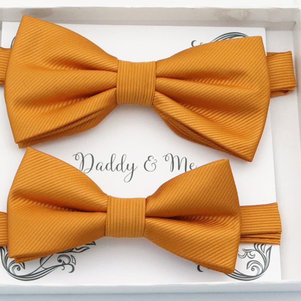 Burnt orange Bow tie set daddy son, Daddy and me gift Grandpa and me, Father son matching, Kids bow tie, Kids adult bow tie, High quality