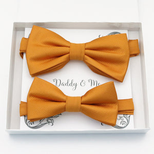 Burnt orange Bow tie set daddy son, Daddy and me gift Grandpa and me, Father son matching, Kids bow tie, Kids adult bow tie, High quality
