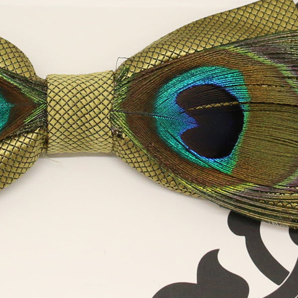 Olive green peacock feather bow tie, Groomsman, Best man request, man of honor bow tie, Congrats grads, Happy birthday, Han