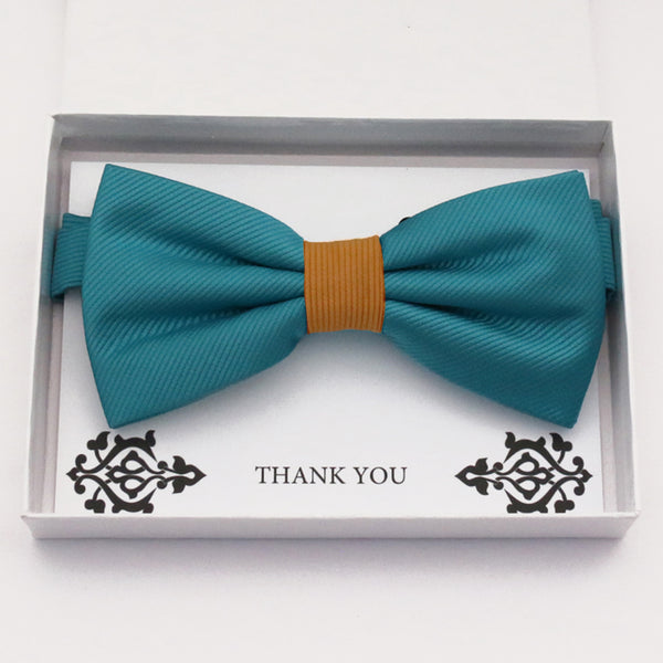 Teal blue orange bow tie Best man Groomsman Man of honor ring bearer request gift, Kids adult bow, Adjustable Pre tied High quality, Birthday Congrats