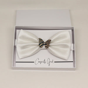 White wooden butterfly bow tie, Best man request gift, Groomsman bow, handmae Ring Bearer bow, Man of honor gift, White kids toddler bow tie