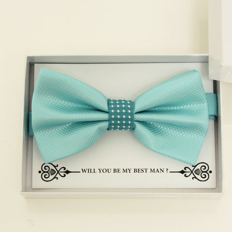 Blue bow tie, Best man request gift, Groomsman bow tie, Man of honor gift, Best man bow tie, some thing blue, Best man bow tie, Handmade