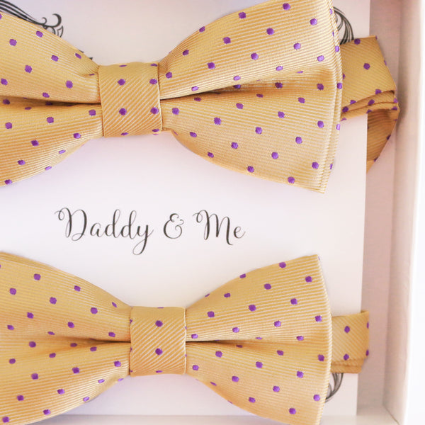 Cream Lavender Bow tie set Kids Adult bow tie set Daddy me Father son match, Handmade kids bow Adjustable pre tied, High quality