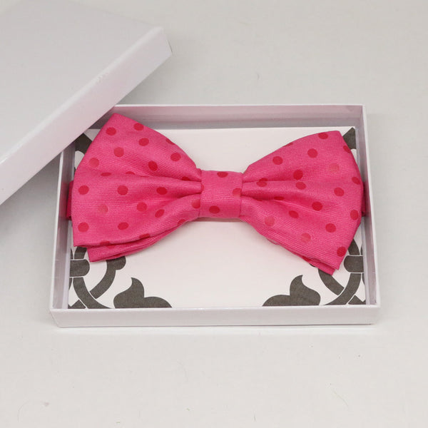 Hot pink bow tie, Best man request gift, Groomsman bow tie, Man of honor gift, Best man bow tie, best man gift, man of honor request bowtie