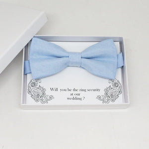 Blue bow tie, Best man request gift, Ring bearer bow tie, Man of honor gift, Best man bow tie, best man gift, some thing blue, Thank you