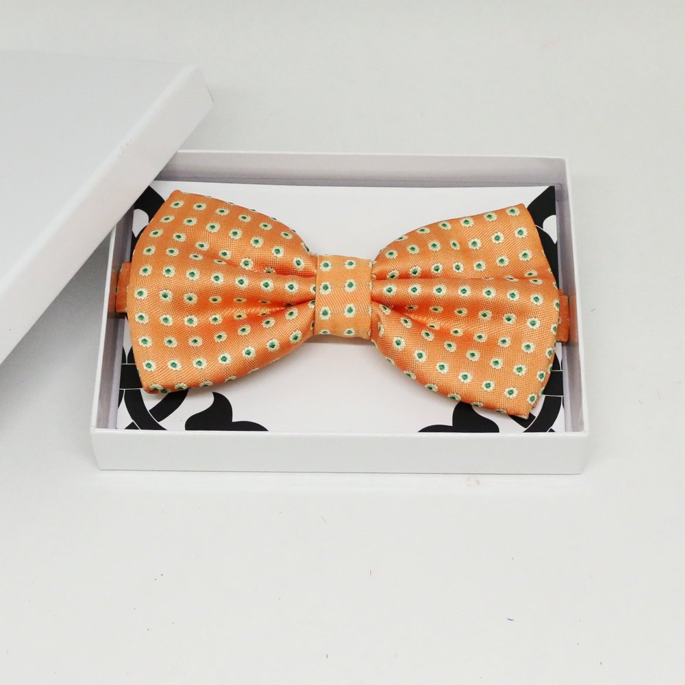 Peach floral bow tie, Best man request gift, Groomsman bow tie, Man of honor gift, Best man bow tie, best man gift, man of honor request bow
