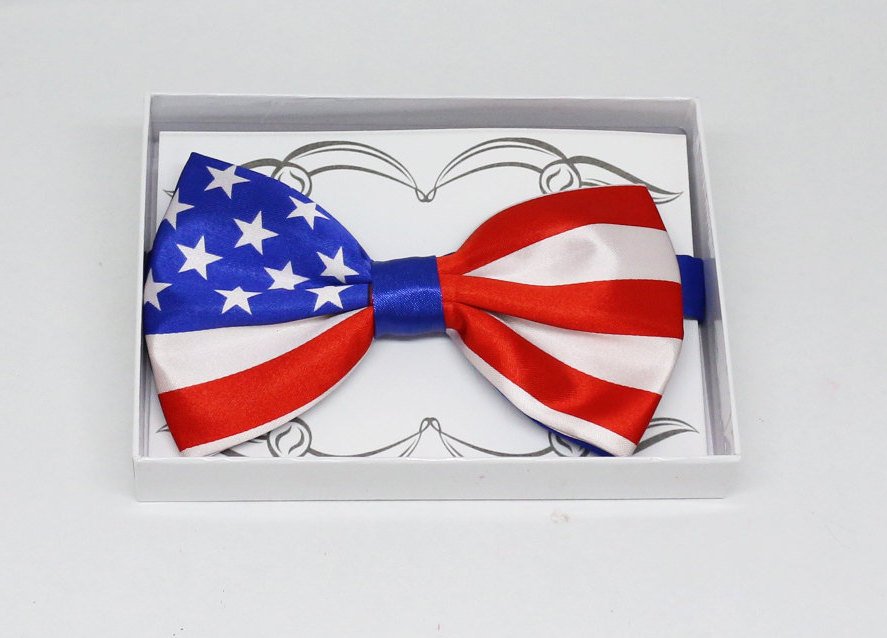 American Flag bow tie, USA Flag bow tie, Flag bow tie, best man gift, 4th of july, thank you