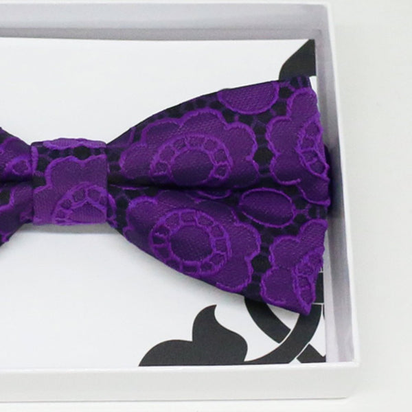 Purple bow tie, Best man request gift, Groomsman bow tie, Man of honor gift, Best man bow tie, best man gift, man of honor request, thankyou