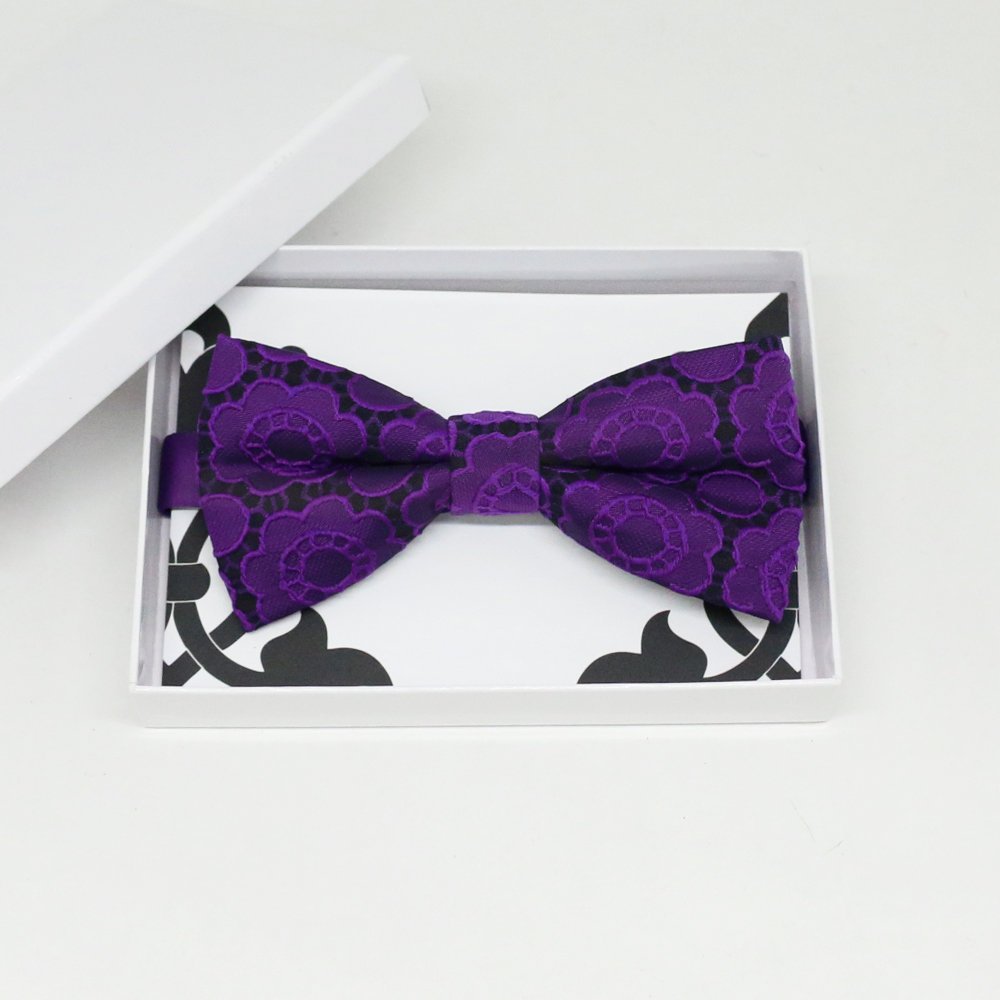 Purple bow tie, Best man request gift, Groomsman bow tie, Man of honor gift, Best man bow tie, best man gift, man of honor request, thankyou