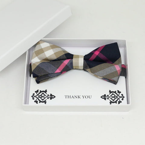 Plaid bow tie, Best man request gift, Groomsman bow tie, Man of honor gift, Best man bow tie, best man gift, man of honor request, thank you