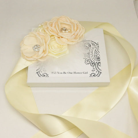 Ivory French rose Flower Sash, Flower girl sash belt, Satin sash, Maternity Flower Sash,Flower belt, Wedding Sash belt, Bridemade Sash
