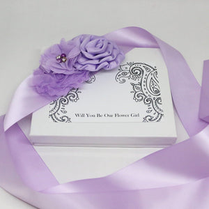 Violet Flower with pearl flower Sash, Flower girl sash belt, Satin sash, Maternity Flower Sash,Flower belt,Wedding Sash belt, Bridemade Sash