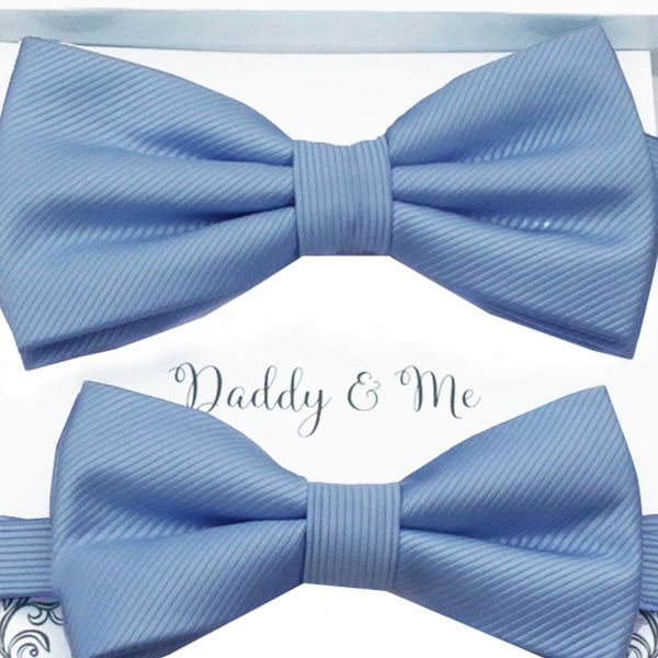 Blue Bow tie set daddy son, Daddy and me gift, Grandpa and me, Father son matching, Kids bow tie, Kids adult bow tie, High quality