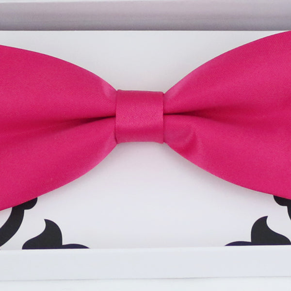Hot pink bow tie, Best man gift , Groomsman bow tie, Man of honor gift, Best man bow tie, best man gift, man of honor request, Ring bearer